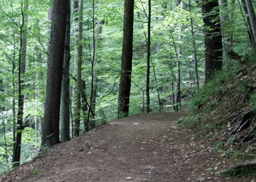 zejście w stronę J. Bystrzyckiego