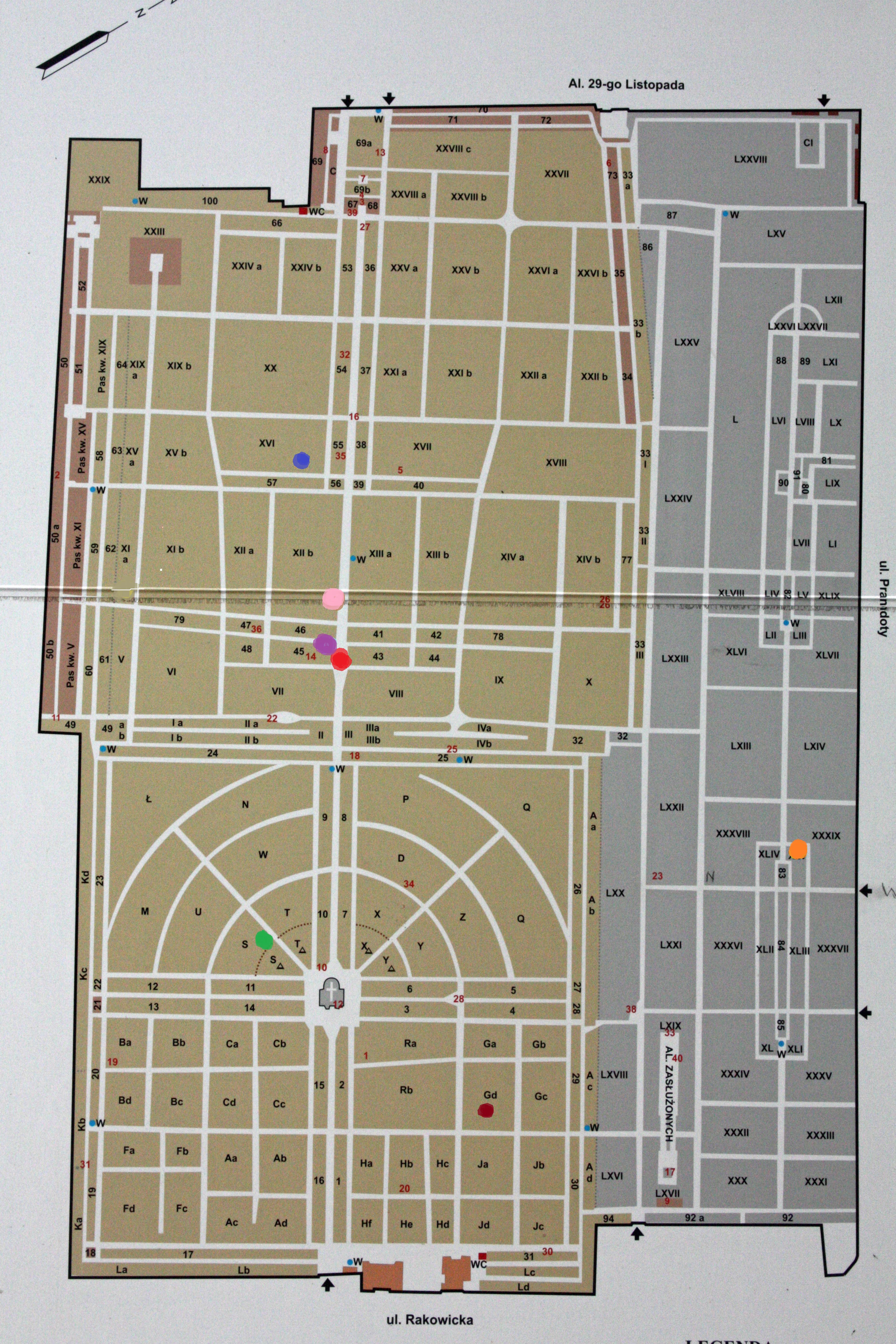 cmentarz rakowicki kraków mapa Spacer Po Cmentarzu Rakowickim Krakow cmentarz rakowicki kraków mapa