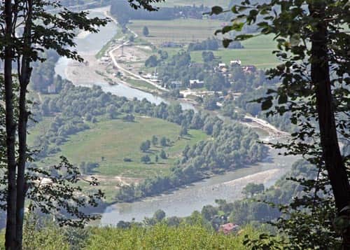 widok z Kicarza na Poprad