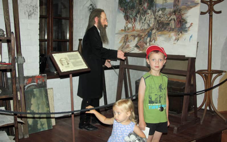 Galeria słynnych Polaków: Jan Matejko maluje "Bitwę pod Racławicami"