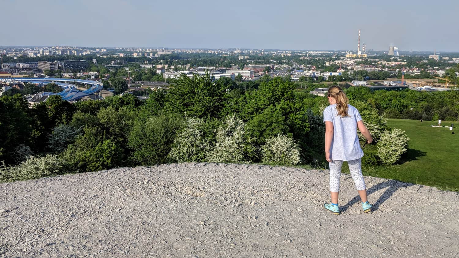 At the top of Krak Mound