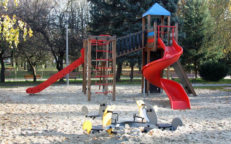 Plac zabaw w Parku Jedności