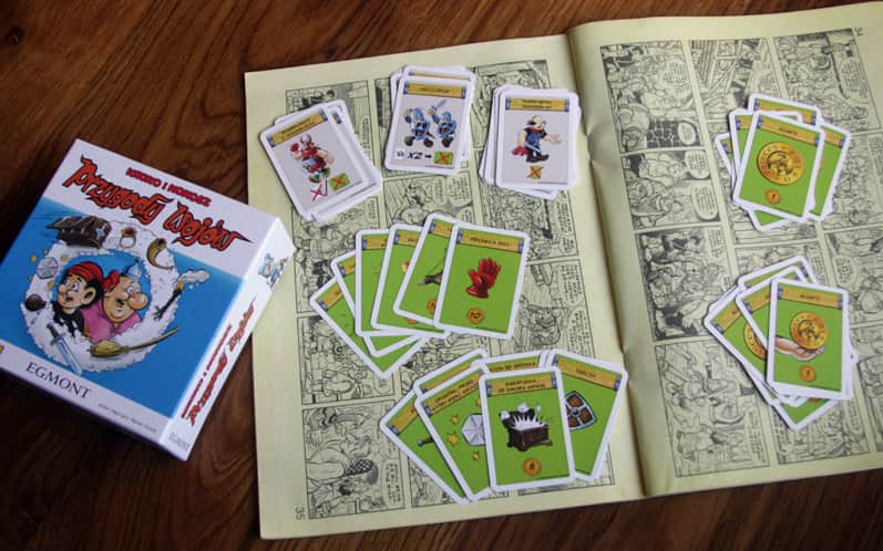 Awersy kart przygód: czarni bohaterowie, przedmioty I monety