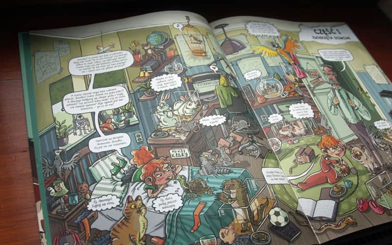 OTO POKÓJ I DOMOWI ULUBIEŃCY BOHATERKI