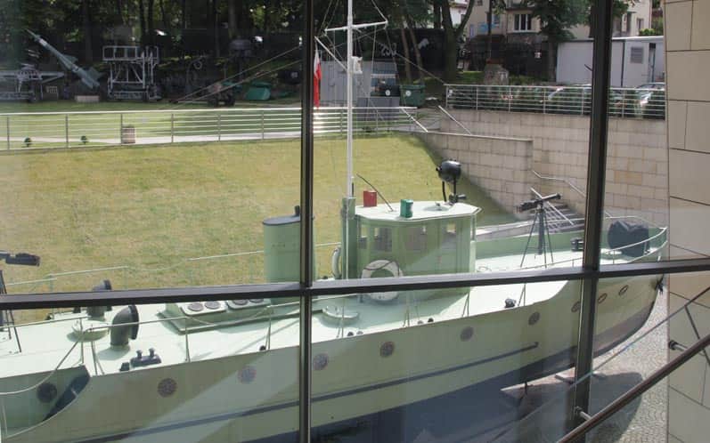 Naval Warfare Museum in Gdynia - outdoor exhibition