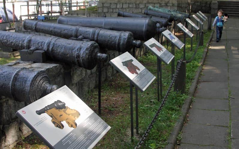Naval Warfare Museum in Gdynia - outdoor exhibition