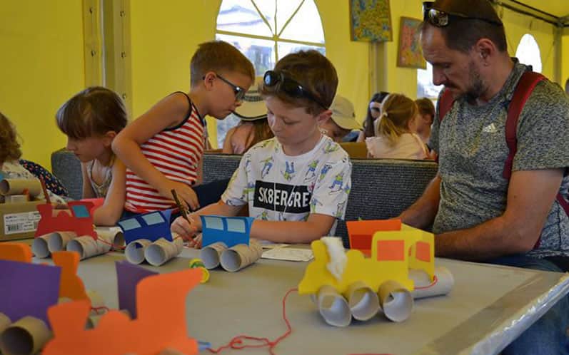 The Last Train: Activities in the Tent