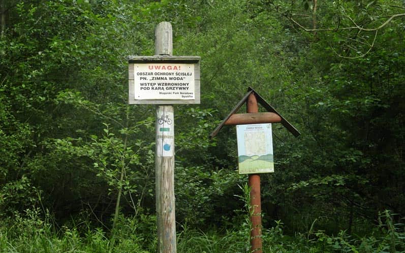 Droga dookoła Kotelnicy - Rezerwat Zimna Woda