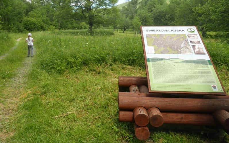 Świerzowa Ruska - information board