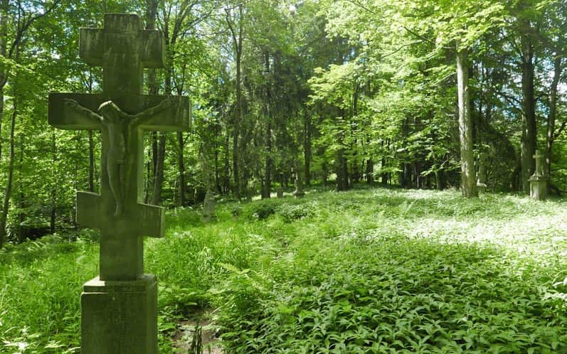 Świerzowa Ruska - cemetery and Orthodox church