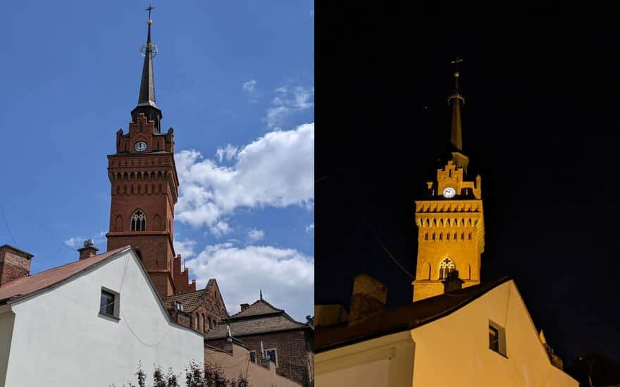 View of the cathedral towers from Wałowa Street