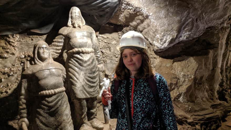 Bochnia Salt Mine - salt sculptures