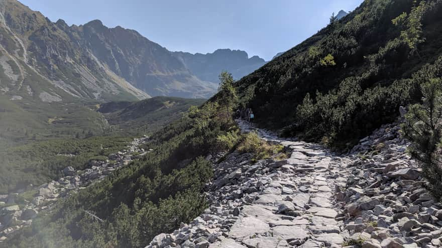 Trasa do Czarnego Stawu Gąsienicowego