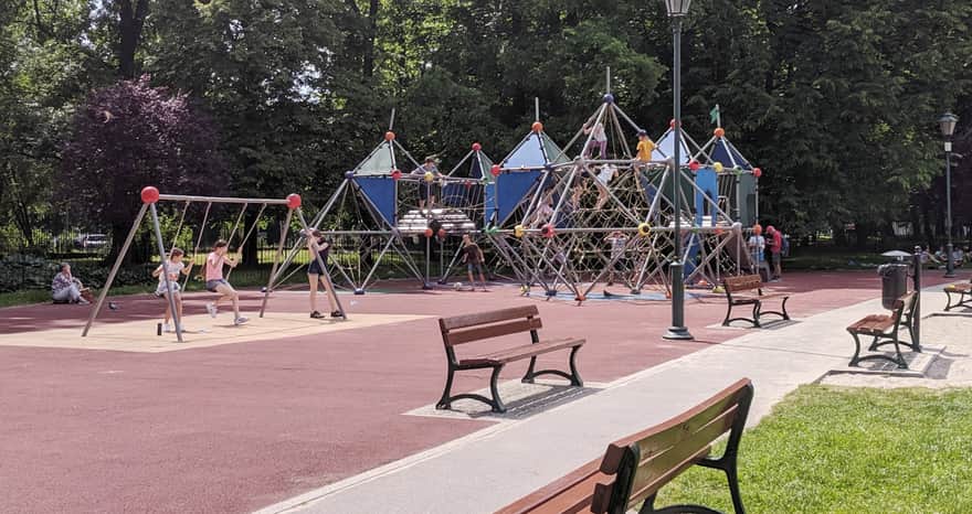 One of the playgrounds in Jordan Park