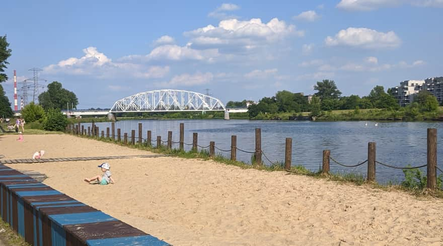 Dąbie Park - beach