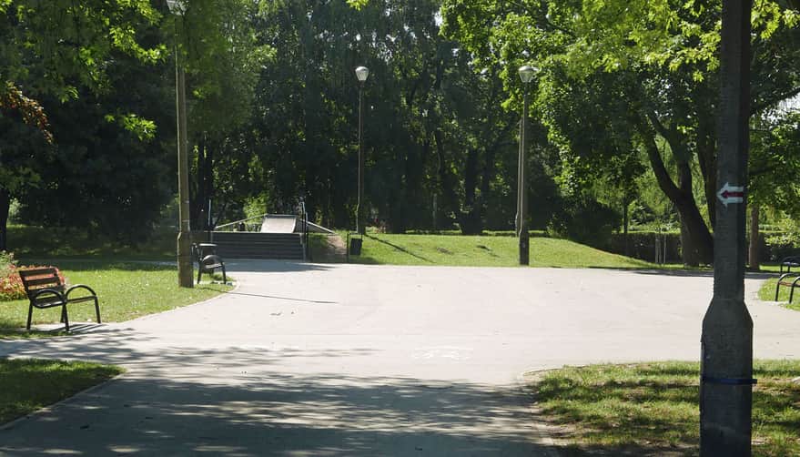 Park Krowoderski - czerwony szlak