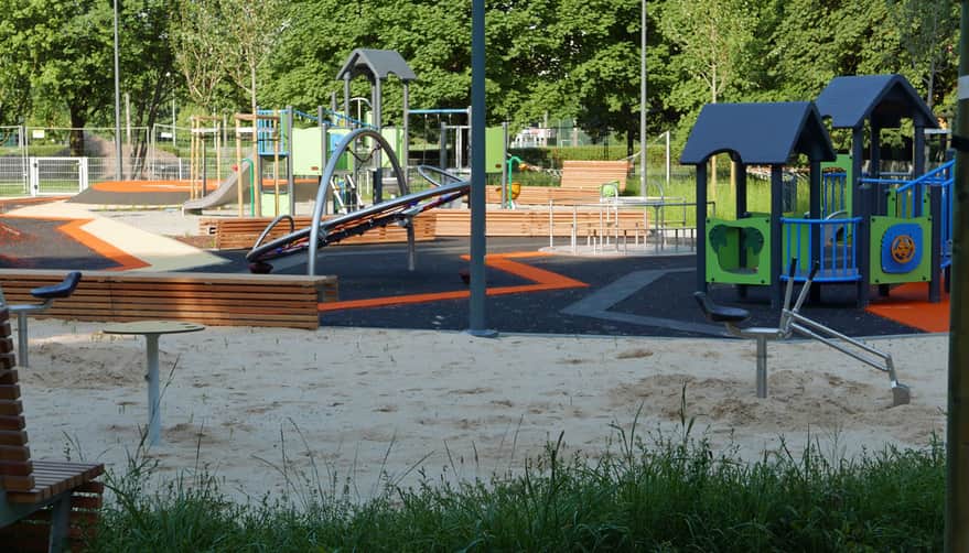 Park Krowoderski - nowy plac zabaw