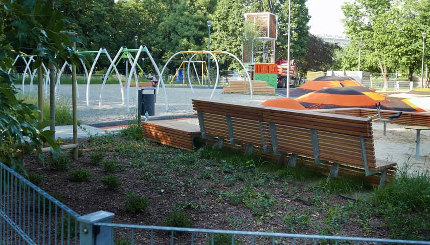 Park Krowoderski - nowy plac zabaw