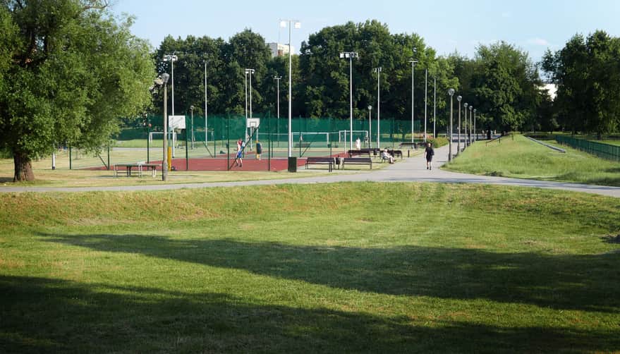 Park Krowoderski - boiska