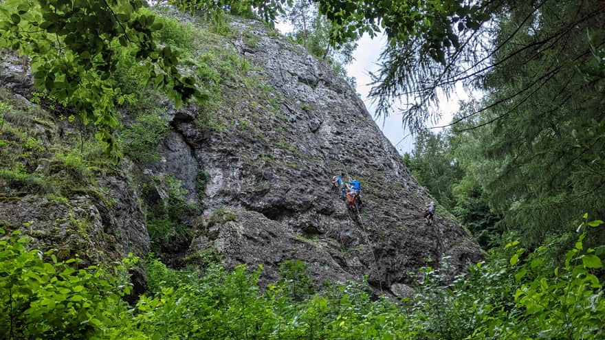 Kobylanska Valley - one of the many climbing routes