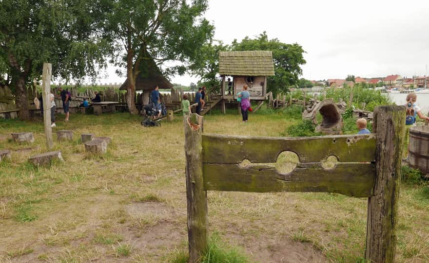 Slavs and Vikings Center - open-air museum in Wolin, playground