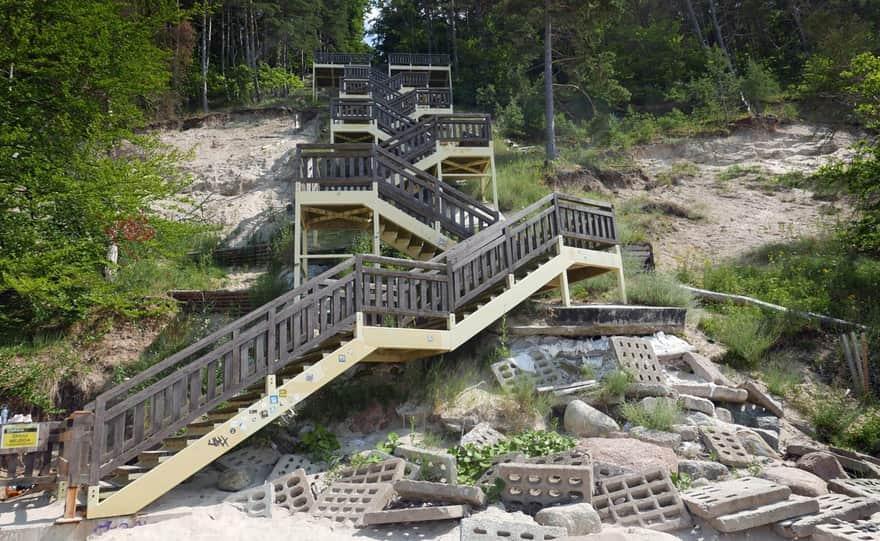 Stairs to Kawcza Góra, Międzyzdroje