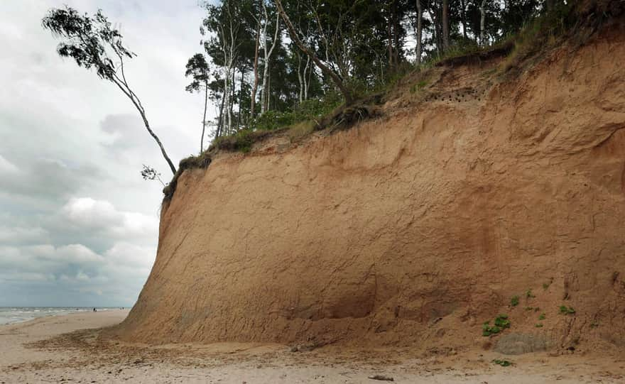 Wolin Island. Cliff near Międzywodzie (Świnoujście)