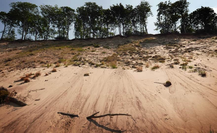 Wolin Island, cliff coast