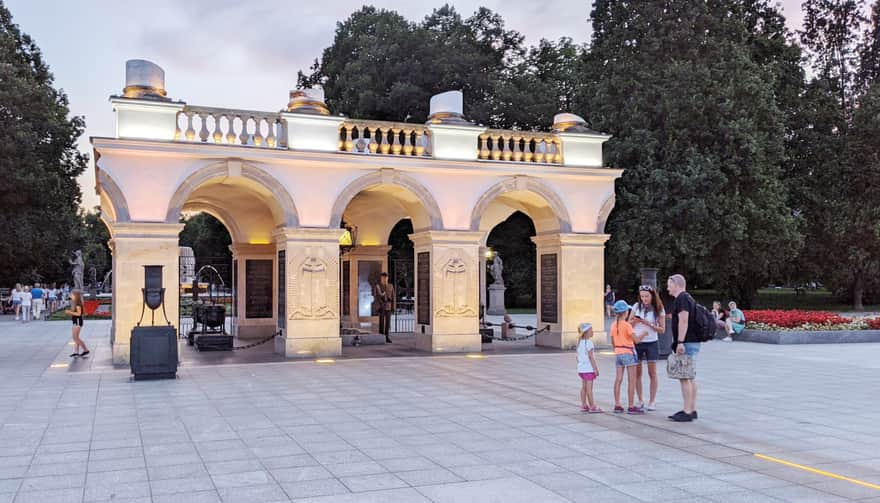 Tomb of the Unknown Soldier and fragment of the Saxon Palace