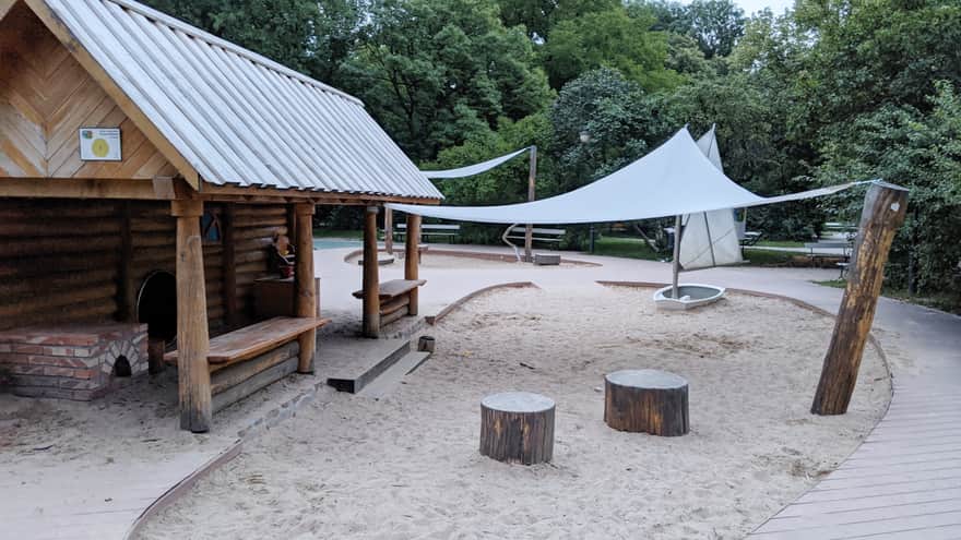 Playground at Ujazdowski Park - sandbox