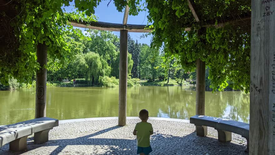 Pond at Ujazdowski Park