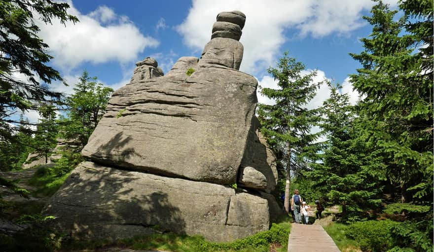 Pilgrims - a rock formation near Karpacz