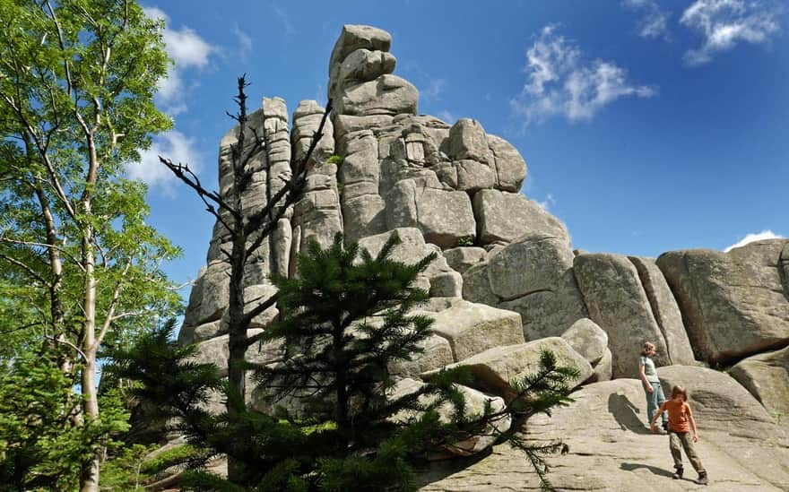 Pielgrzymy (Pilgrims) - a group of rocks near Karpacz