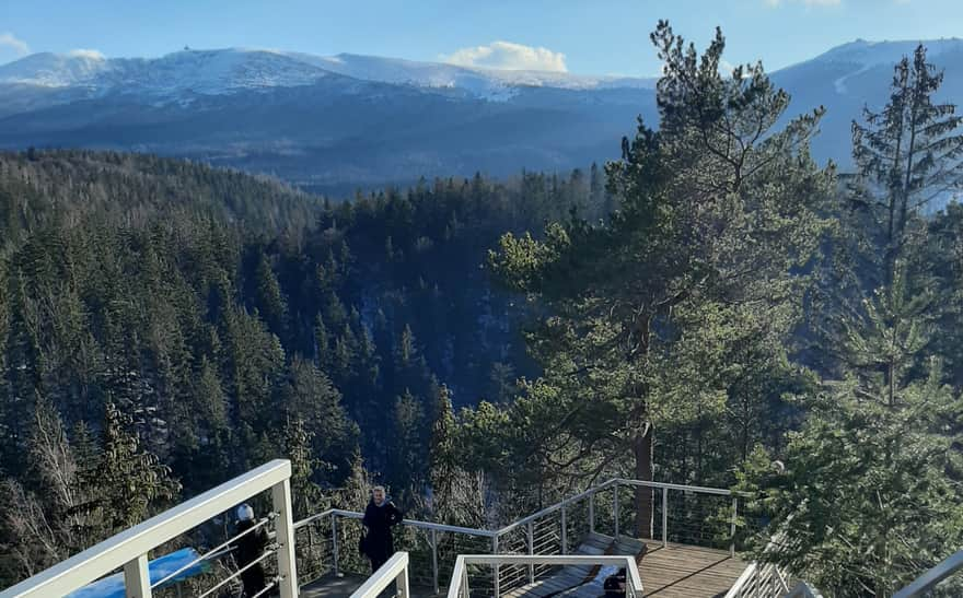 Golden View - view from the viewing platform