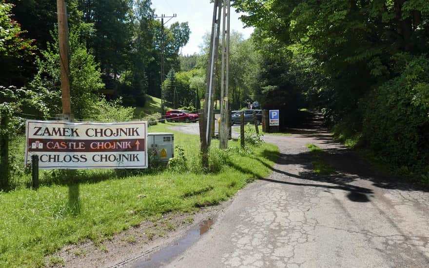 Chojnik Castle - yellow route