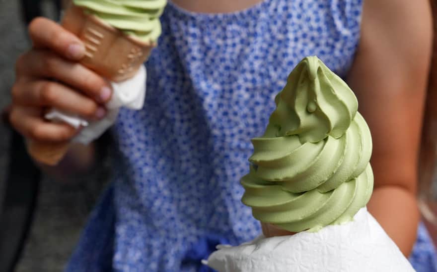 Siruwia - Japanese Garden, matcha ice cream