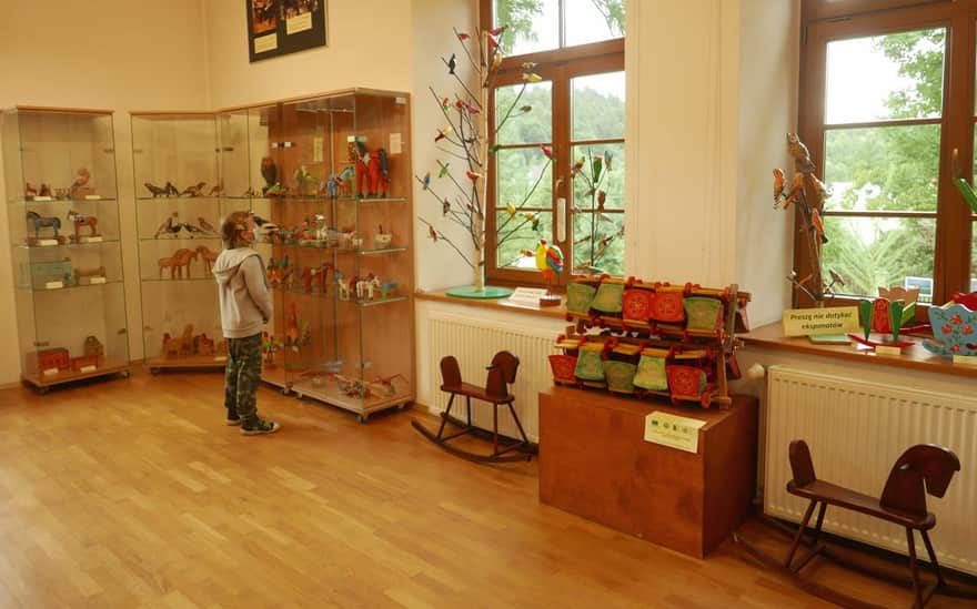 Beskidzkie Centrum Zabawki Drewnianej w Stryszawie - ekspozycja