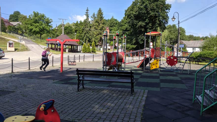 Playground in the village of Wierzchowie