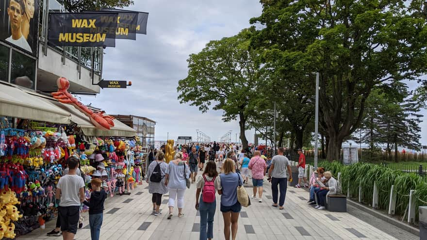 Promenade by the Pier in Kołobrzeg