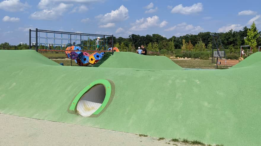 Playground in 800th Anniversary Park in Opole