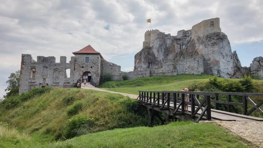 Zamek Rabsztyn w okolicach Olkusza