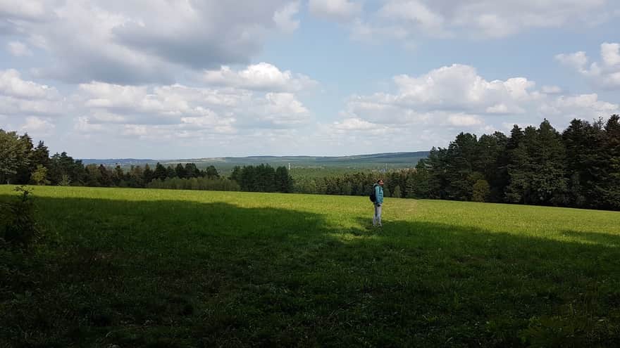 Viewing area near the tower in Zwierzyniec