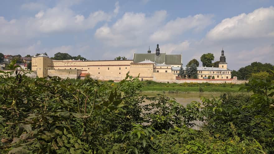 Norbertine Sisters Monastery on the opposite bank of the Vistula river