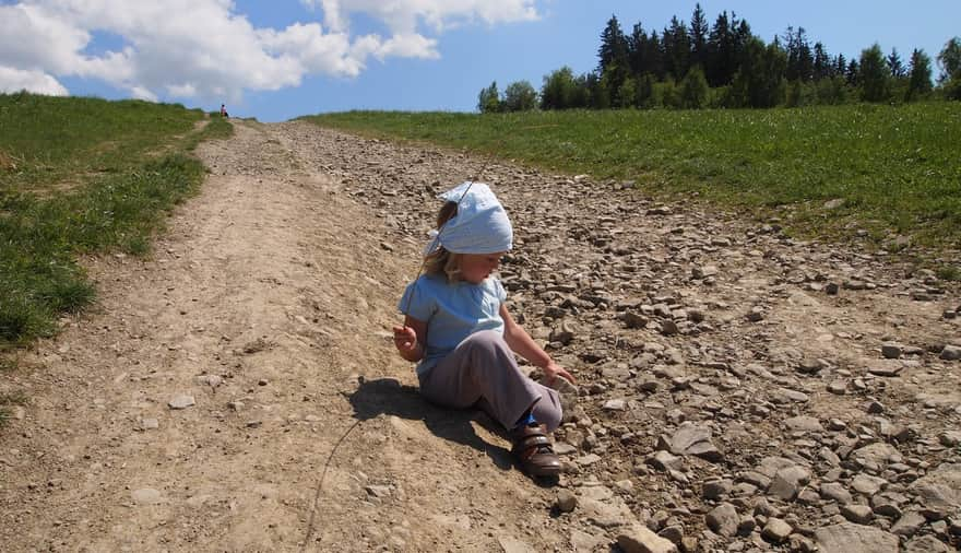 Route from Rabka Zdrój to the shelter on Maciejowa