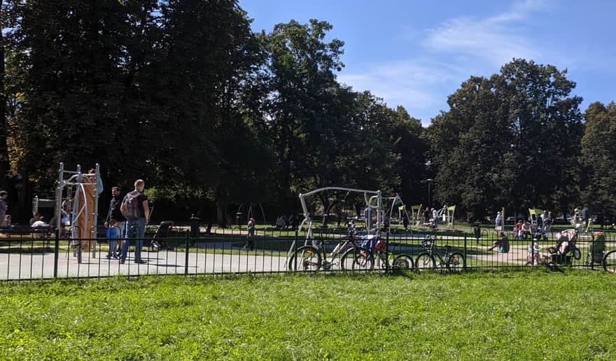 Park Kościuszki - plac zabaw