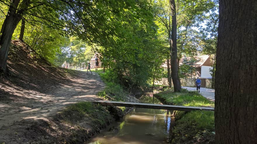 Bridge - park in Witkowice