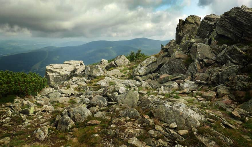 Gówniak - widok na Pasmo Polic