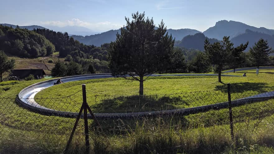 Gravity slide at Palenica