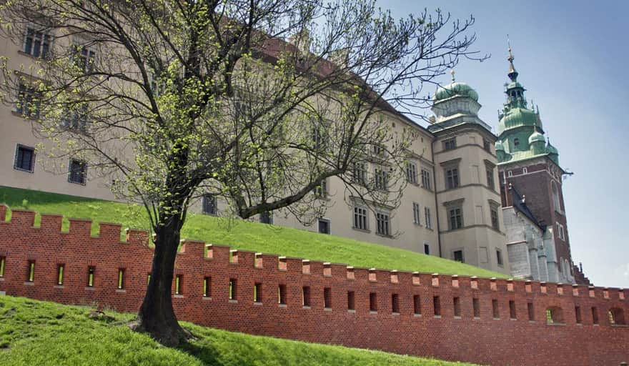 Royal Castle on Wawel - entrance from Podzamcze Street