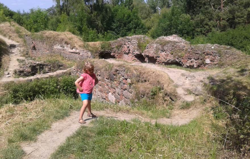 Castle ruins on Góra św. Marcina in Tarnów